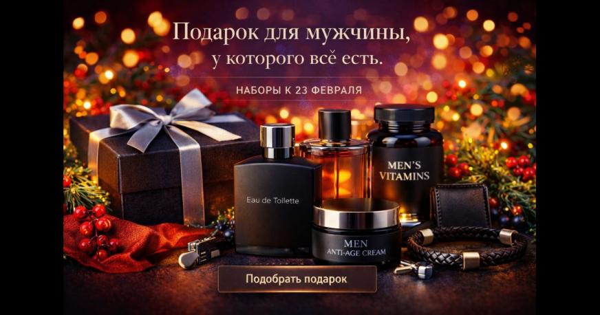Подарки для мужчин к 23 февраля в Jenevica