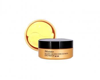 Гидрогелевые патчи с экстрактом шелкопряда JMsolution Golden Cocoon Home Esthetic Eye Patch (60шт)