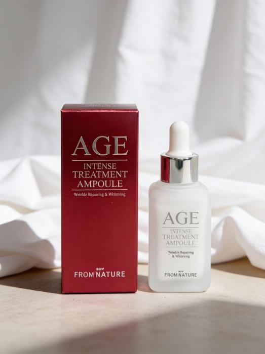 FROMNATURE AGE Intense Treatment Ampoule (30 мл) Восстановление и отбеливание морщин